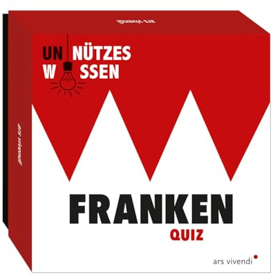 ars vivendi verlag Unnützes Wissen Franken - Das Quiz (Neuauflage) - 66 witzige und vollkommen unwichtige Fakten aus dem Frankenland: 66 skurrile Fragen rund um Franken