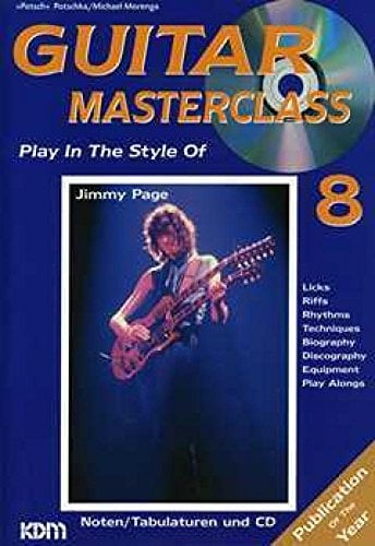 Guitar Masterclass, m. CD-Audio, Bd.8, Play In The Style Of Jimmy Page, m. 1 CD-Audio