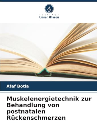 Muskelenergietechnik zur Behandlung von postnatalen Rückenschmerzen: DE