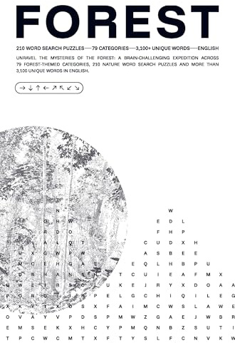 Forest: Word Search Puzzles from the Whispers of Nature Collection: Unravel the Mysteries of the Forest: A Brain-Challenging Expedition across 79 forest¿themed categories, 210 puzzles and 3,100+ words