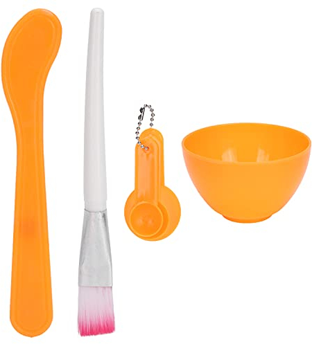 DIY Face Mask Mixing Bowl Kit with Silicone Brush Measurement Spoon and Mask Application Tools for Skincare Routine