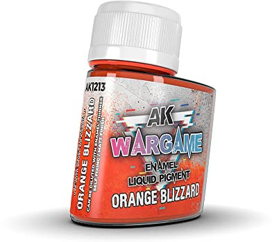 AK Interactive - Orange Blizzard AK1213 Emaille, flüssiges Pigment, 35 ml