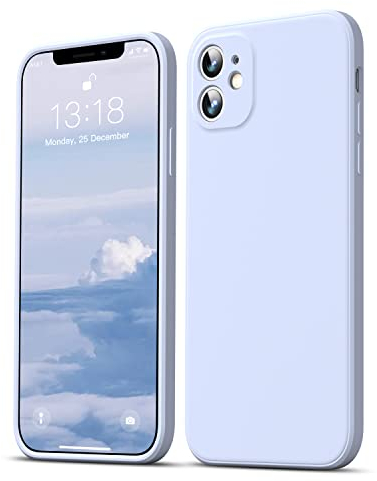 GOODVISH Compatible with iPhone 11 6.1 inch | Ultra Slim Liquid Silicone Case | Upgraded Camera and Screen Protection | 360 ° Full Covered Shockproof Cover (Blue Grey)