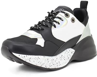 QUEEN HELENA Damen Turnschuhe X21-60 Weiß, 37 EU