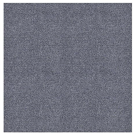 Teppichfliese Selbstklebend, Bodenbelag aus Nadelfilz, 11 Stück Teppichfliesen Set, 30x30CM Fliese, Selbstklebende & Antistatisch Filzteppich, Filzfliese für Büro Gewerbe Schlafzimmer (Hellgrau)