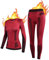 NOOYME Thermounterwäsche Damen Set Warme Funktionsunterwäsche Damen Winter Elastische Skiunterwäsche Damen Atmungsaktive Ski Unterwäsche Frauen Thermo Unterwäsche Damen