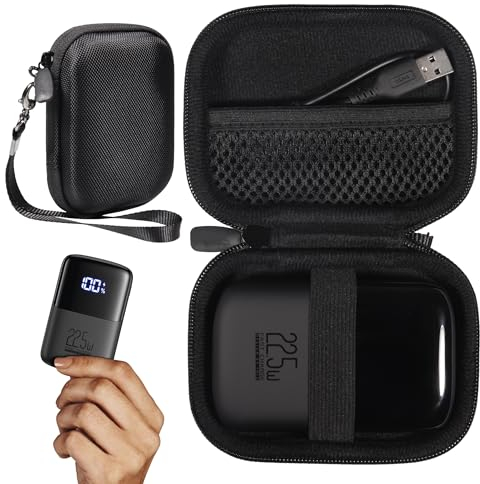 GETGEAR case for INIU Portable Charger, Small 10000mAh Power Bank USB C in/Output 22.5W Fast Charging (Black)