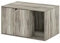 Furinno Peli Enceinte pour Bac à Litière, Engineered Wood, Chêne Français Gris, 50 (P) x 79,5 (L) x 45 (H) cm
