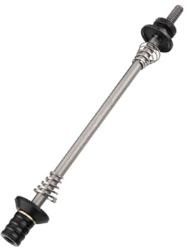 Sanmum MTB Fahrrad Schnellspanner Hebel Titan Hinterrad/Vorderrad Achse Hohl Nabe Set Fahrrad Radnabe Achse (Schwarz,130mm)