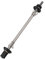 Sanmum MTB Fahrrad Schnellspanner Hebel Titan Hinterrad/Vorderrad Achse Hohl Nabe Set Fahrrad Radnabe Achse (Schwarz,130mm)