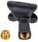 Flexible Large Microphone Clips for all Handheld Transmitters Mic Holder Adapter Hard & Durable Plastic/Copper Threading