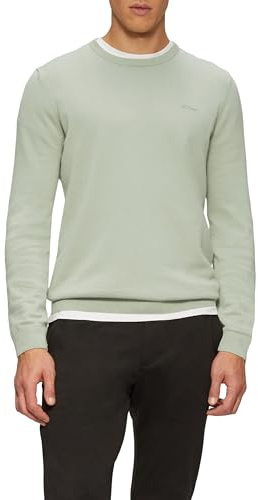s.Oliver Herren 2156055 Pullover mit Logo-Detail, 7802,M