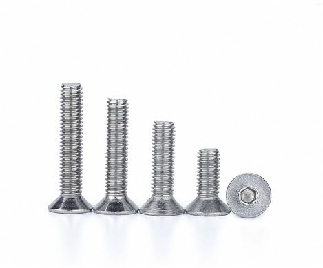 5 pz M6 M8 M10 DIN7991 Esagono Incassato Vite A Testa Svasata A4 316 In Acciaio Inox Marine Grado Bulloni 8 10 12 14 16 20-100mm (Color : 35mm, Size : M8)
