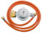 SIAL Détendeur de Gaz 1.5 Bar France, Tuyau de Gaz 1,50m, Convient aux Bouteilles de Propane/Butane aux Normes Françaises（Convient pour Q33/33E/33B/50/50E/50B）
