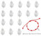 Only faith Dijes para Bisuteria de Acero Inoxidable Esotérico Amuletos Nudo de Bruja (Mano de Fatima Plateado)