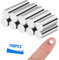 100 Stück Magnete Klein, 6mm Neodym Magnete Mini Magnete Stark Magnet Rund mit Aufbewahrungsbox für Pinnwand Magnettafel Kühlschrank
