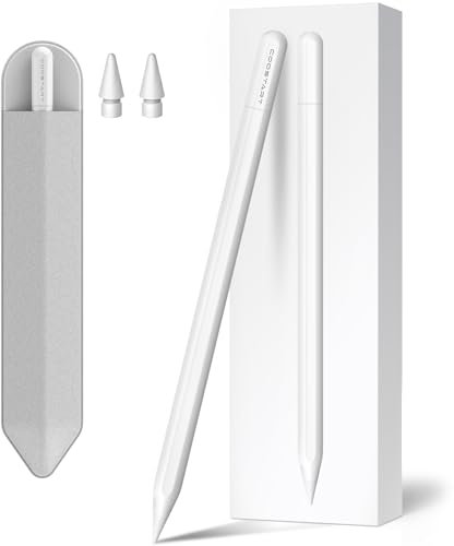 Lápiz capacitivo para Apple iPad 2018-2023, lápiz activo de carga ultra rápida de 5 minutos, compatible con iPad de 9ª y 10ª generación, iPad Air 3/4/5, iPad 6/7/8/9/10, iPad Mini 5/6, iPad Pro de 11