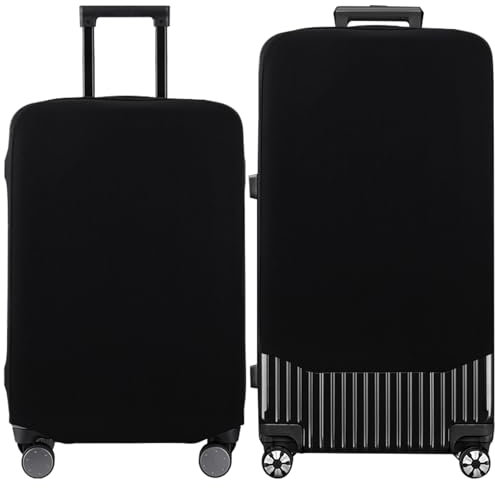 STARVAST 2 Stück Kofferschutzhülle Elastisch, Koffer Schutzhülle Waschbar, Kofferhülle Kofferschutzhülle Suitcase Cover, Schwarz Schutzhülle Koffer, 28-29 Zoll, XL