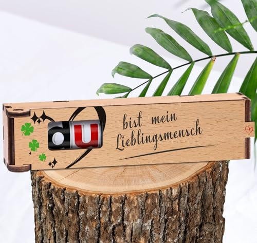 TUZELIYA Lieblingsmensch Geschenk - Du bist mein Lieblingsmensch - Duplo Geschenkbox - Geschenk für Freundin - Kleines Geschenk für Frauen - OHNE Duplo