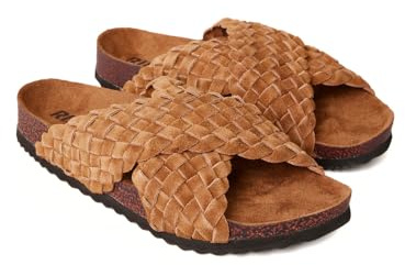 Rip Curl Damen Cayen Bloom Braided Slip on Sandalen Slides, Kastanie, 36 EU