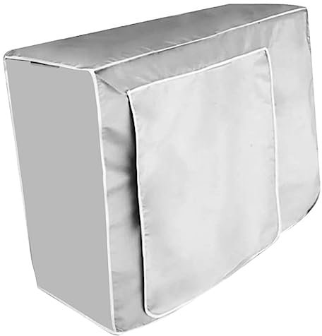 Genérico Cubierta De Aire Acondicionado Exterior Protección contra Intemperie Polvo y Rayos UV para Aire Acondicionado Al Aire