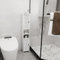 OHMG Meuble de salle de bain et WC - Petite armoire d'angle pour salle de bain - Lavabo étroit pour salon, cuisine, couloir - 26 x 22 x 118 cm