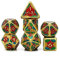 YIHANWUU D&D Dungeons and Dragons Dice Set, DND Metal Dice Dragon Set 7, Polyhedral Role Playing Dice Set for Table Games RPG Gaming MTG Pathfinder/Red