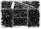 TYSMYXGS Vis de carénage Kit De Vis De Carénage pour Moto pour Y&amaha TDM 850 900/A TMAX 500/530 SX/DX SRV250 SRX 400 600 TDR250, Écrous De Carrosserie Vis de Boulon de Moto(Noir)