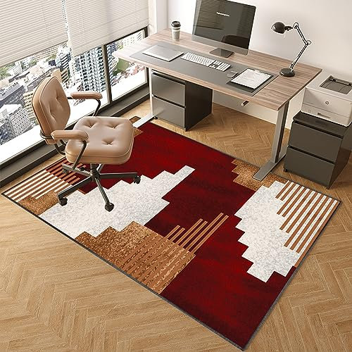 Suelos de moqueta Non-Slip Desk Chair MatScratch Resistant Hard Floor Protector for Gaming Office Use
