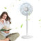 Lnhgh Ventilatore Elettrico | Ventilatore Silenzioso da Pavimento,Climatizzatore Oscillante per Cucina Casa Ufficio Dormitorio con Raffreddamento ad Aria