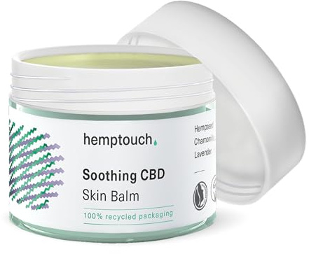 Hemptouch Beruhigender Hautbalsam mit Hanföl 50 ml | Stärkt die Hautbarriere und beruhigt trockene, gereizte Haut - lindert das Gefühl von Juckreiz und Spannungsgefühle