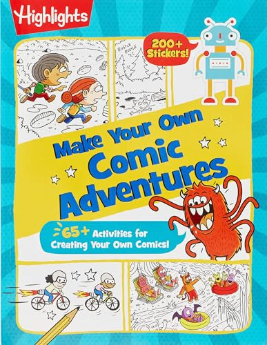 Make Your Own Comic Adventures: 65+ Activities for Creating Your Own Comics! (Hidden Pictures)