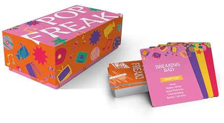 Pop Freak!: Pop Freak! is a hilarious pop-culture game of movies, TV, and celebrities to play in teams.