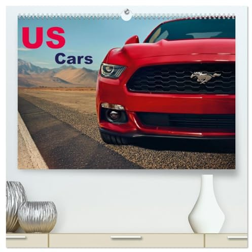 US Cars Kalender (hochwertiger Premium Wandkalender 2026 DIN A2 quer), Kunstdruck in Hochglanz: Unsere schönsten Aufnahmen von US Boliden in einem Kalender (CALVENDO Mobilitaet)