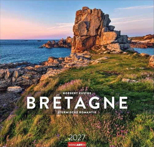 Bretagne Kalender 2027 - Stürmische Romantik: Fotograf Norbert Kustos zeigt die Region in diesem Kalender im Großformat 48 x 46 cm von ihrer schönsten Seite.