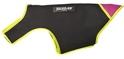 Julius-K9, IDC Neoprene Hundekleidung, Size: L, Schwarz und Rosa