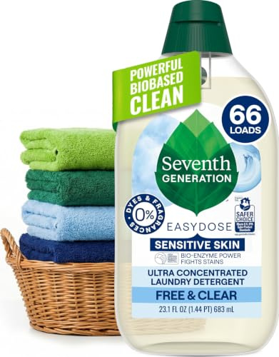 Sieben Generationen, Perfect Dose Original Waschmittel ohne Duftstoffe, Hochkonzentriertes Flüssigwaschmittel, Mit automatischer Dosierfunktion für 66 Wäscheladungen 683 ml 1 Stück