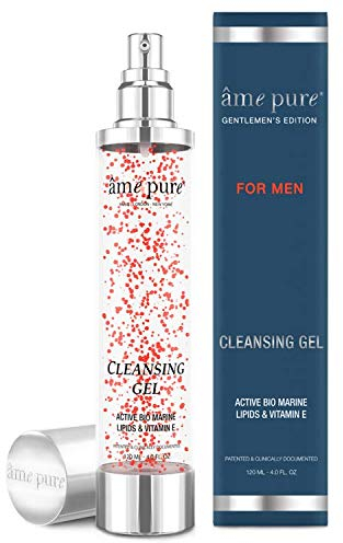 Ame Pure Herren Gesichtswaschgel - 120 ml Gesichtsreiniger - Gesichtsreinigung Männer Gesichtspflege - Sanfter Cleanser gegen Unreinheiten und vergrößerte Poren - Verbessern Sie Ihr Hautspiel!