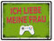 Metallschild mit Zocker Motiv und Spruch: Ich liebe es wenn mich meine Frau zocken lässt