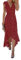 GRECERELLE Womens Summer Maxi Dress Boho Floral Cocktail Polka Dot Wrap Dresses V Neck Casual Party Bohemian Flowy Long Dress for Ladies (Polka Dots-Wine Red, L)