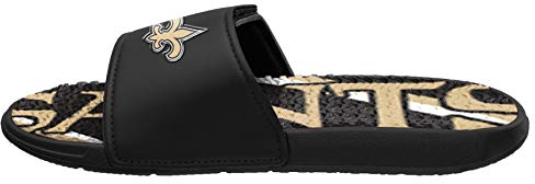 FOCO New Orleans Saints Badelatschen NFL GEL Sport Slides - 45/46