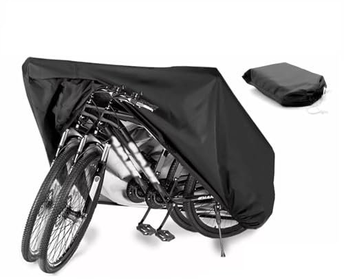 BALLSHOP Bike Covers for 2 Bikes Rain Snow All Weather Dust Cover Waterproof Storage Bag for Mountain Road Bike Kids Bike