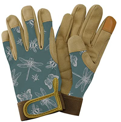 Kent & Stowe Premium Comfort Gartenhandschuhe für Damen, Gr. M, Grün
