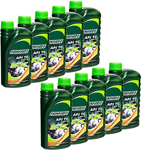 Motoröl Motor Öl FANFARO M-2T API TC 10 X 1 Liter