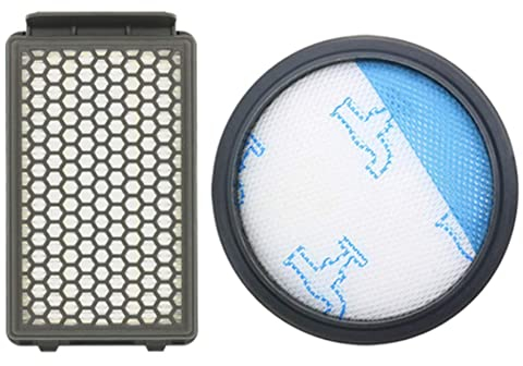 YanBan 2pcs Kit de Filtration Compatible avec Rowenta ZR903501 pour Moulinex pour Samurai pour Tefal Compact Power Cyclonic Aspirateur Filtre HEPA