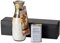 Geschenkset Krustenbrot mit flüssigem Gold | 1 Weckglas mit Backmischung für Speck-Tomaten Krustenbrot und 1 Dose Olivenöl in einer hochwertigen Geschenkbox