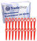 Trade-Shop Lot de 20 lames de rechange pour Florabest FRT 20 A1, FUXTEC FX-E1RT20, Bosch ART 2600 Combitrim ART 26 Li ART 26 Accutrim