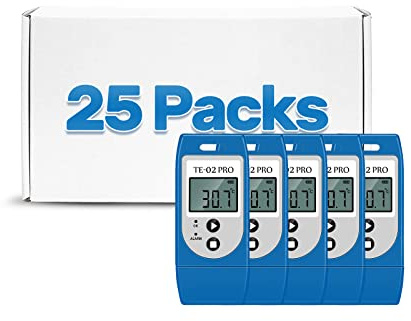 ThermElc TE-02 Pro Temperatur Logger mit Automatischen CSV-und PDF Berichten, Vergleich von Daten mehrerer Geräte, Überwachung von Kühl und Tiefkühllagern mit Kalibrierzertifikat