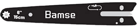 Bamse Mini 6 inch Chainsaw Guide Bar Replacement
