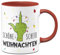 Tassenbrennerei Grinch Tasse mit Spruch Schöne S Weihnachten - Weihnachtstasse lustig - Anti Weihnachten Deko (Rot)
